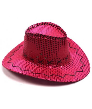 Pink cowgirl hat hot pink sequin BUY